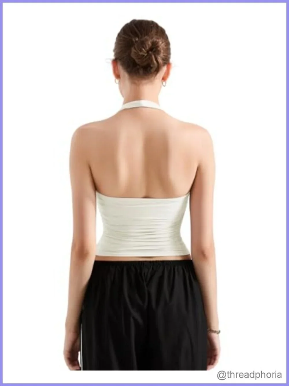 Double Lined Buttery Soft Halter Tank Top Y2K Going Out Top